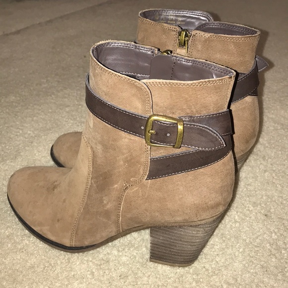 Brown Franco Sarto Booties - Picture 3 of 5